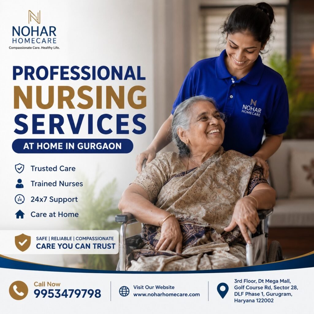 Professional Nursing Services Available for Home in Gurgaon
