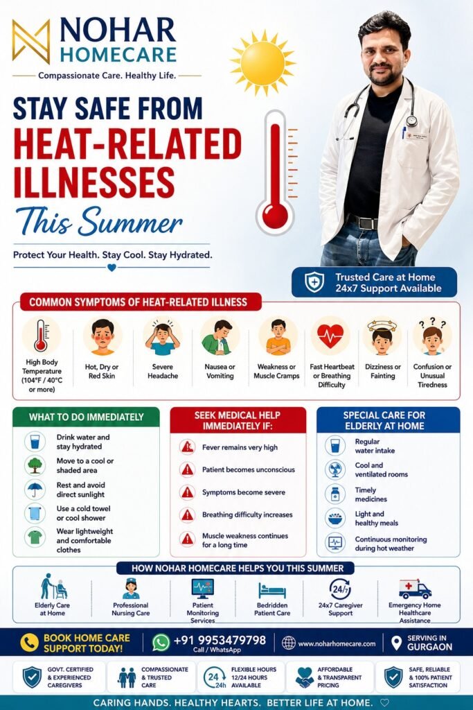 Stay Safe from Heat-Related Illnesses This Summer with NOHAR Homecare