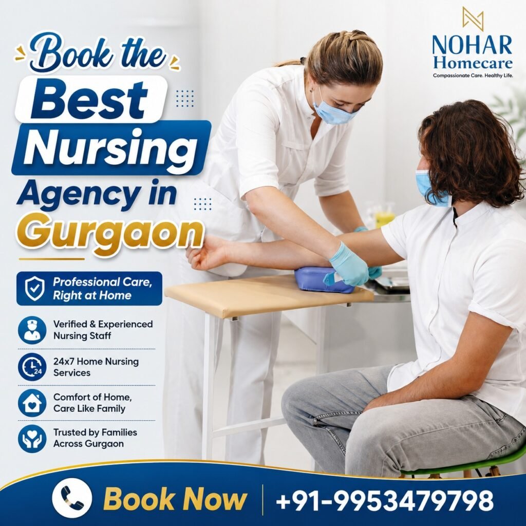 book the best nursing agency in gurgaon