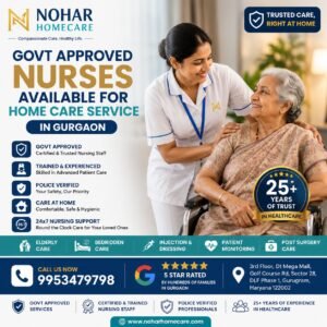 Government Approved Nurses Available for Home Care Service in Gurgaon