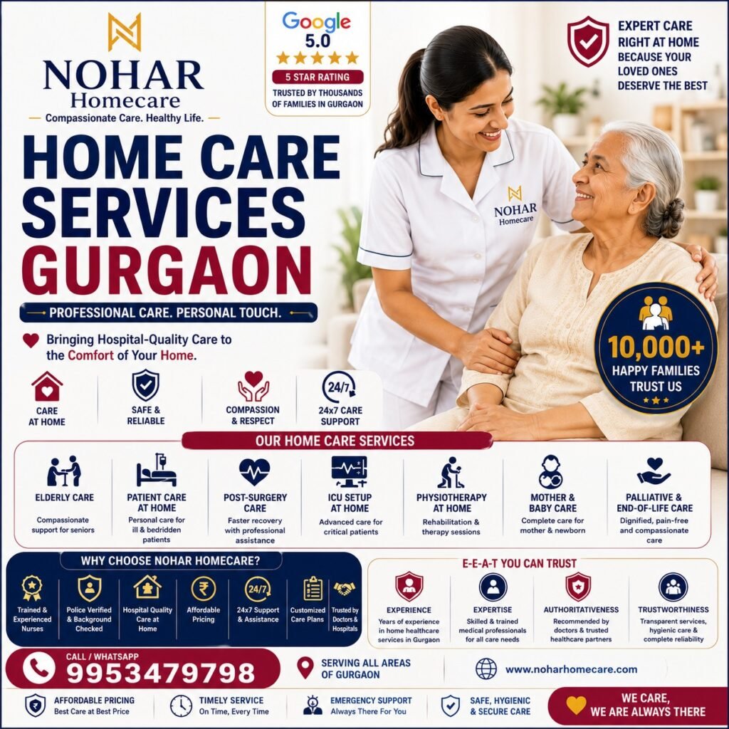 Home Care Services Gurgaon: Professional Care with a Personal Touch