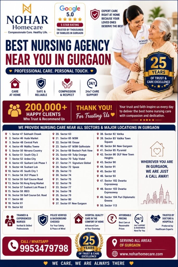 Best Nursing Agency Near You in Gurgaon
