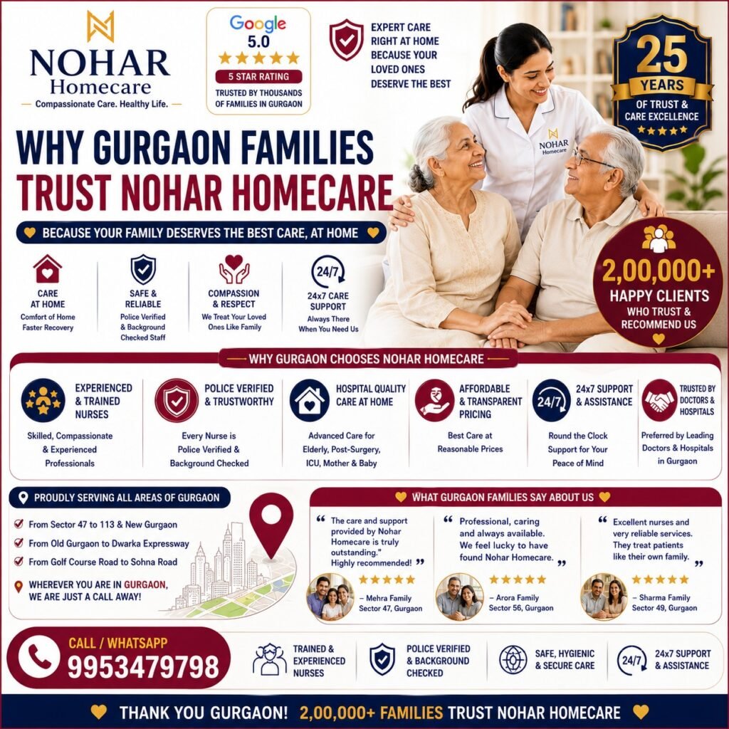 Why Gurgaon Families Trust Nohar Homecare