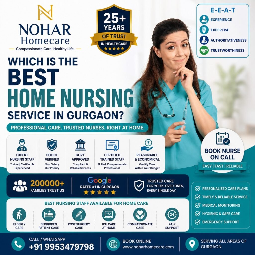 Which Is the Best Home Nursing Service in Gurgaon?