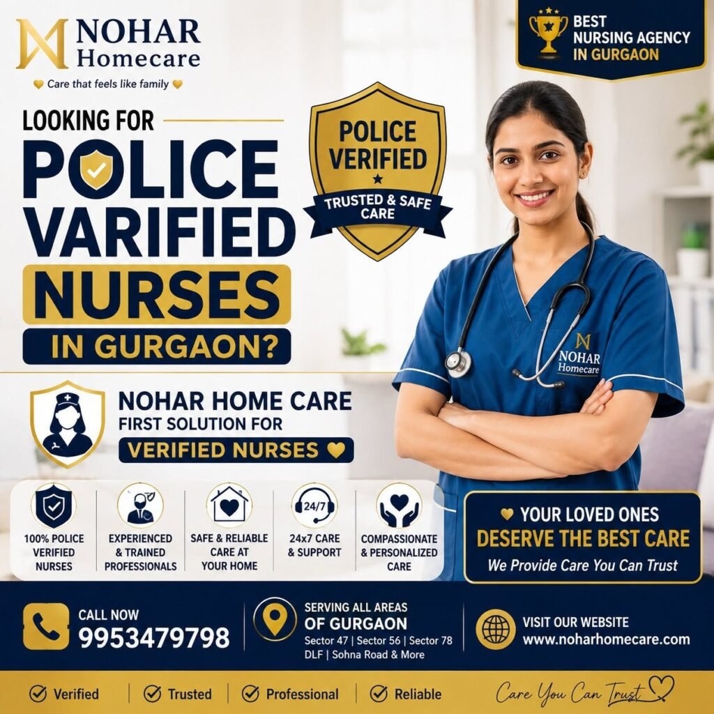 Looking for Police-Verified Nurses in Gurgaon?